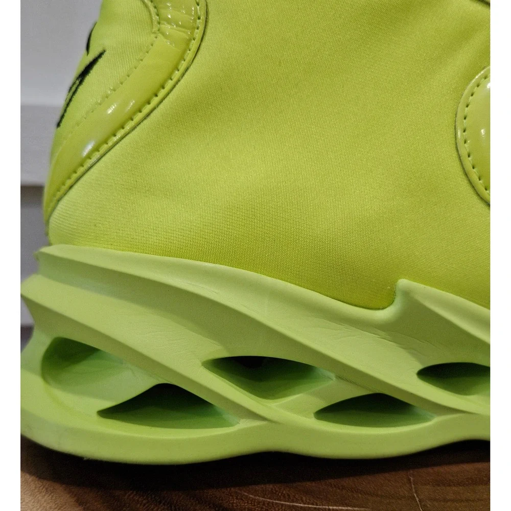 RARE Retired Collectible Tronus Mens 11.5 High Top Sneakers Neon Lime